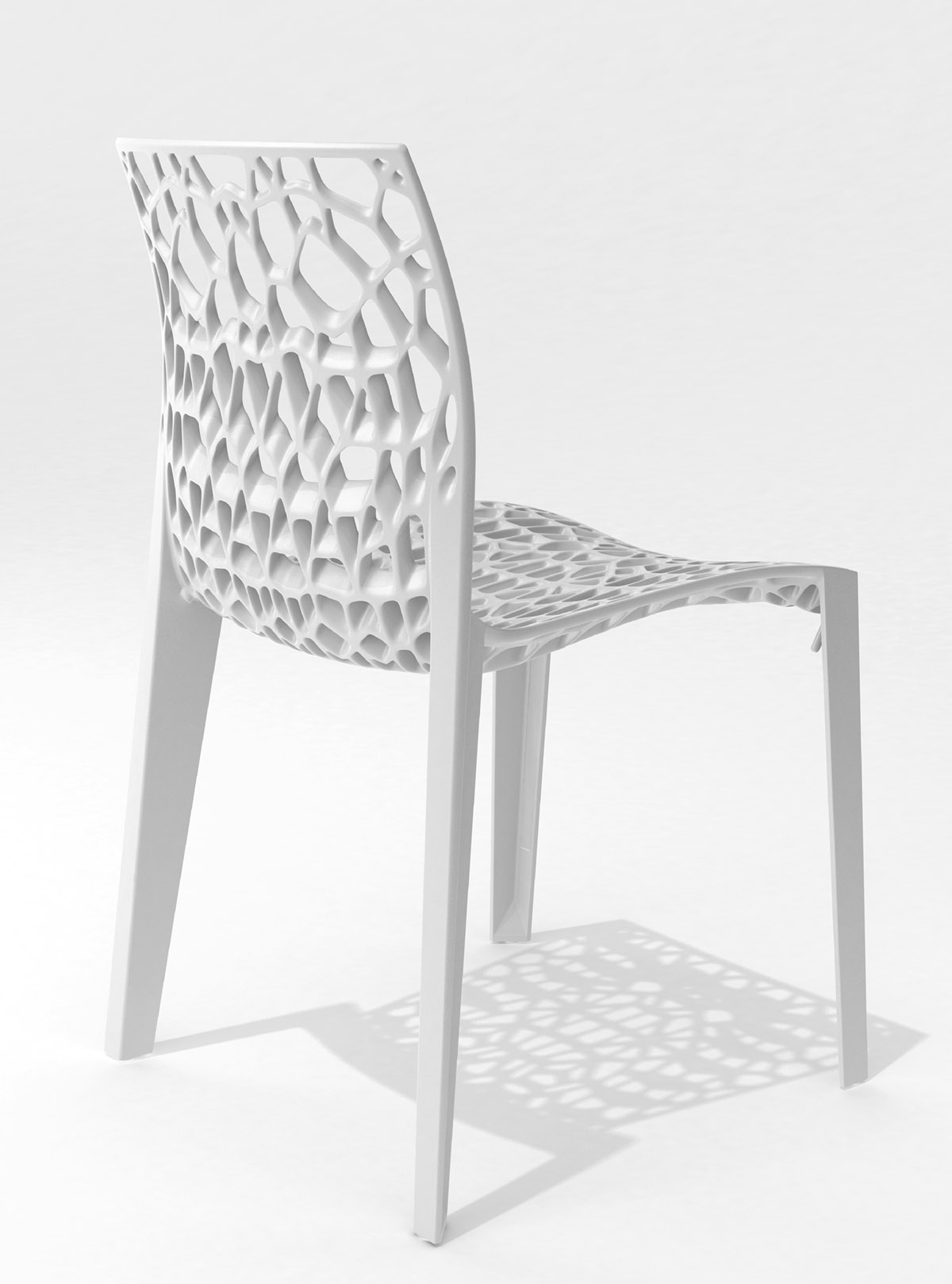 Coral chair stackable white designer chair designer Movisi ton haas