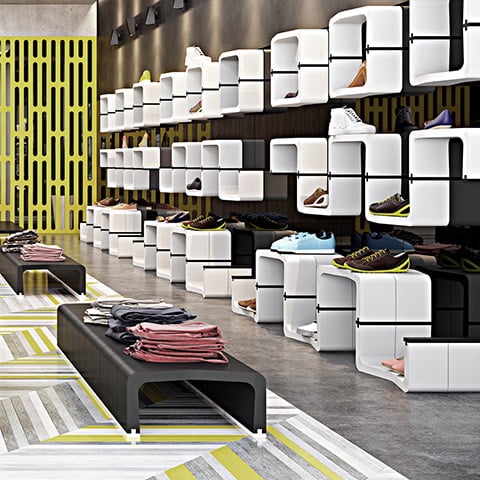 modular furniture for shops and retail stores shelves movisi cube