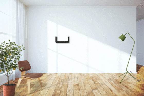 Animation of U-CUBE wall shelves growing module by module