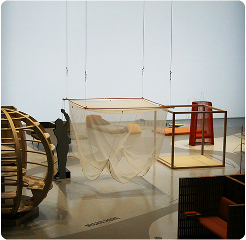 Installation des SKYROOM Moskito auf der XXI Triennale di Milano