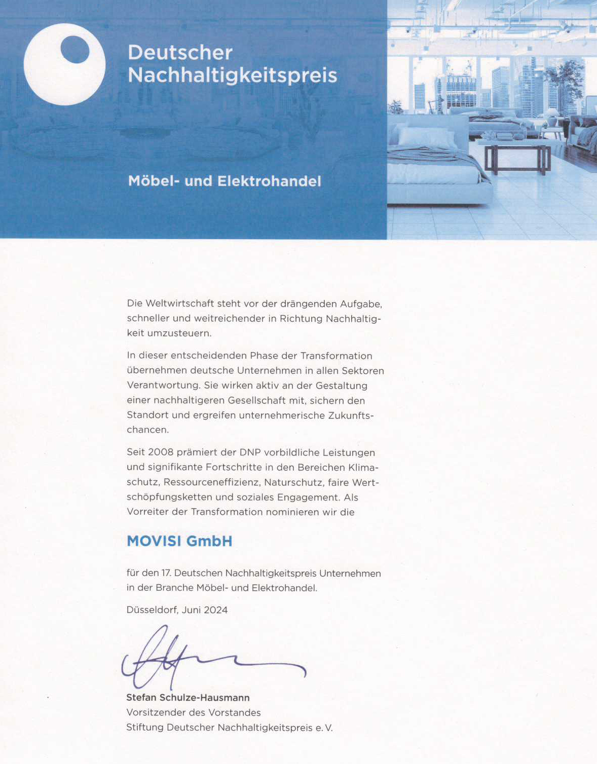 MOVISI beim Deutschen Nachhaltigkeitspreis