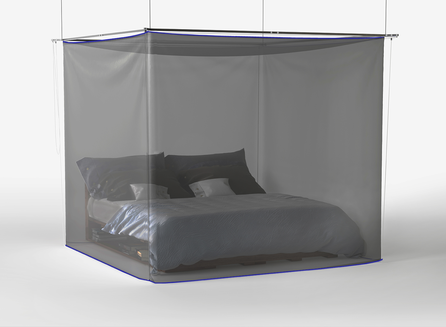 SKYROOM Moskito mit schwarzem Moskitonetz, Produktfoto