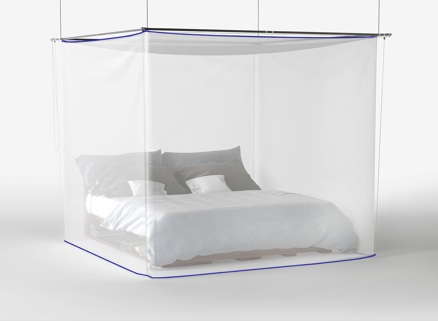 SKYROOM Moskito mit weißem Moskitonetz, Produktfoto